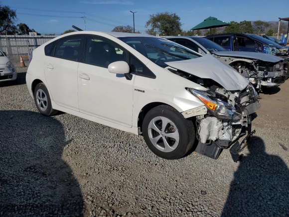 2015 Toyota Prius Four with VIN JTDKN3DU8F0482573, listed as a Copart auction lot 50250925 with 0 mi miles and Salvage Title. Bid and sale history available at carsss.com. Image 4.