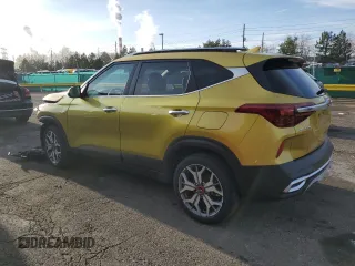 2021 Kia Seltos SX with VIN KNDETCA22M7178648, listed as a Copart auction lot 51714915 with 59,138 mi miles and Salvage Title. Bid and sale history available at carsss.com. Image 2.