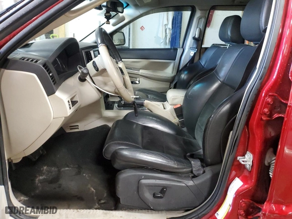 2010 Jeep Grand Cherokee Limited with VIN 1J4RR5GT6AC135245, listed as a Copart auction lot 48581995 with 154,868 mi miles and Salvage Title. Bid and sale history available at carsss.com. Image 7.