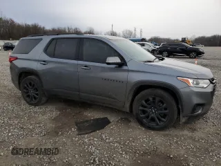 2021 Chevrolet Traverse RS with VIN 1GNERJKWXMJ153348, listed as a Copart auction lot 44298025 with 134,230 mi miles and Salvage Title. Bid and sale history available at carsss.com. Image 4.