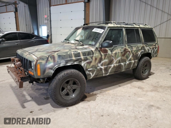 1998 Jeep Cherokee Sport with VIN 1J4FJ68S7WL269467, listed as a Copart auction lot 58664135 with 187,741 mi miles and Clean title. Bid and sale history available at DreamBid. Image 1.