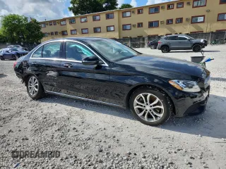 2016 Mercedes-Benz C 300 Luxury with VIN 55SWF4KB3GU133991, listed as a Copart auction lot 60081445 with 86,734 mi miles and Salvage title. Bid and sale history available at DreamBid. Image 4.