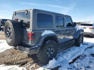 2018 Jeep Wrangler Unlimited Rubicon with VIN 1C4HJXFN5JW332073, listed as a Copart auction lot 89387295 with Not provided miles and Salvage title. Bid and sale history available at DreamBid. Image 3.