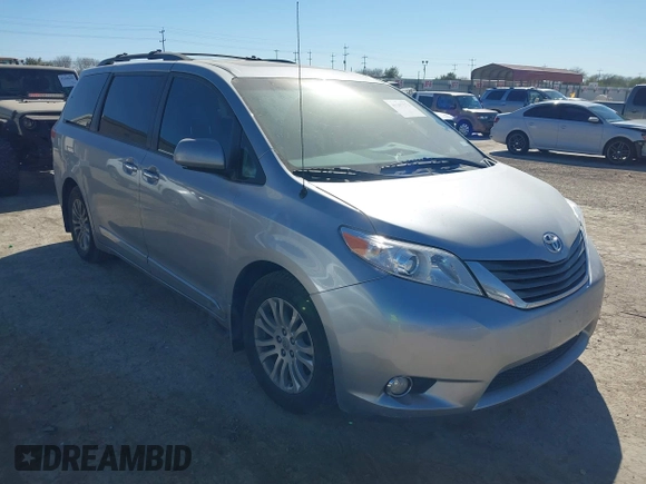 2014 Toyota Sienna XLE z VIN 5TDYK3DC6ES420613, wystawiony jako IAAI lot #41207273 z przebiegiem 58 775 mil mil oraz . Historia ofert i sprzedaży dostępna na DreamBid. Obrazek 1.