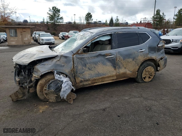 2017 Nissan Rogue SV with VIN 5N1AT2MT6HC844805, listed as a Copart auction lot 83507734 with 148,846 mi miles and Salvage Title. Bid and sale history available at carsss.com. Image 1.