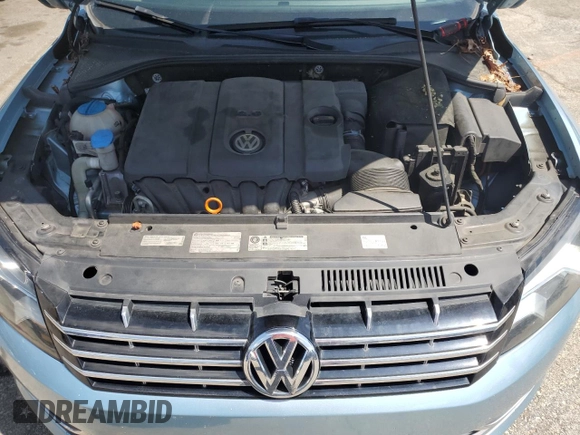 2013 Volkswagen Passat SEL Premium with VIN 1VWCH7A37DC066795, listed as a Copart auction lot 52380595 with 128,439 mi miles and Clean Title. Bid and sale history available at carsss.com. Image 11.