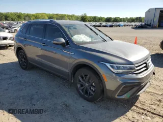 2024 Volkswagen Tiguan SE with VIN 3VV3B7AXXRM069012, listed as a Copart auction lot 53163665 with 34,464 mi miles and Clean title. Bid and sale history available at DreamBid. Image 4.