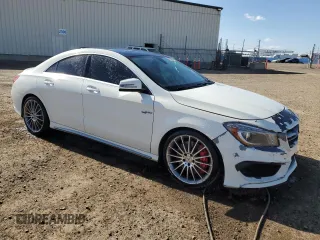 2015 Mercedes-Benz CLA 45 AMG with VIN WDDSJ5CB7FN195208, listed as a Copart auction lot 53161445 with 160,576 mi miles and Clean Title. Bid and sale history available at DreamBid. Image 4.