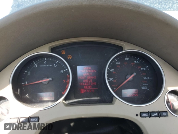 2004 Audi A4 1.8T with VIN WAUAC48H14K007141, listed as a Copart auction lot 89247185 with 122,255 mi miles and Salvage Title. Bid and sale history available at carsss.com. Image 9.