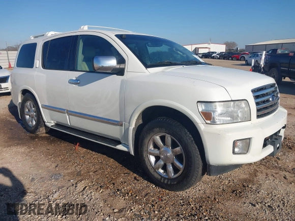2006 Infiniti QX56 with VIN 5N3AA08C66N801174, listed as a IAAI auction lot 41652098 with 1 mi miles. Bid and sale history available at carsss.com. Image 1.