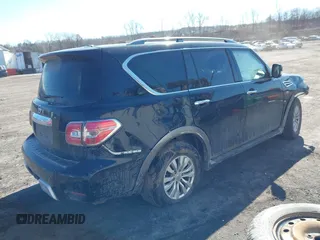 2017 Nissan Armada SV z VIN JN8AY2NC2H9504072, wystawiony jako IAAI lot #41660343 z przebiegiem 106 316 mil mil oraz . Historia ofert i sprzedaży dostępna na DreamBid. Obrazek 4.