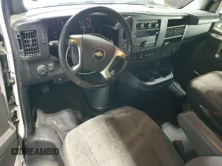 2019 Chevrolet Express Cargo with VIN 1GCWGAFP4K1227186, listed as a Copart auction lot 55532715 with 148,607 mi miles and Salvage title. Bid and sale history available at DreamBid. Image 8.