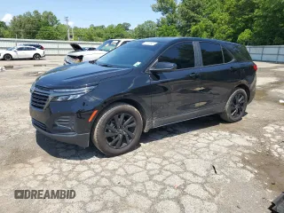 2024 Chevrolet Equinox LS z VIN 3GNAXHEG4RL204862, wystawiony jako Copart lot #53720645 z przebiegiem 27 136 mil mil oraz Szkoda całkowita • Salvage title. Historia ofert i sprzedaży dostępna na DreamBid. Obrazek 1.