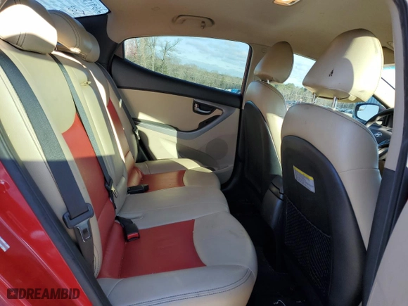 2014 Hyundai Elantra SE with VIN KMHDH4AEXEU048290, listed as a Copart auction lot 44737735 with 129,914 mi miles and Salvage Title. Bid and sale history available at carsss.com. Image 10.