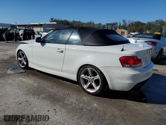 2011 BMW 1 Series 135i with VIN WBAUN7C55BVM24523, listed as a Copart auction lot 81636844 with 79,836 mi miles and Salvage Title. Bid and sale history available at DreamBid. Image 2.