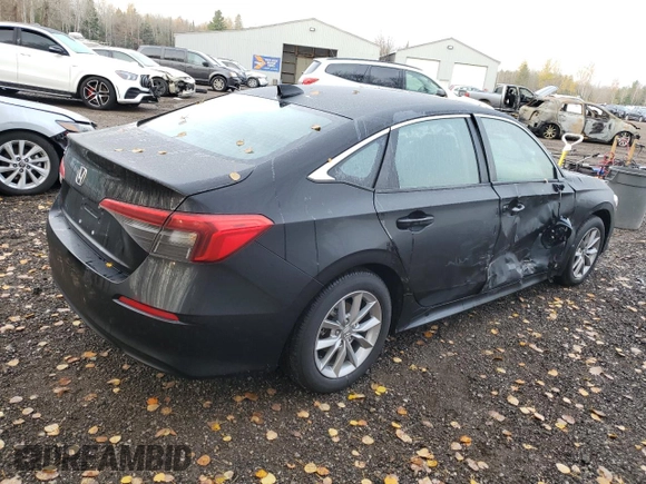 2024 Honda Civic Sedan EX with VIN 2HGFE2F3XRH115482, listed as a Copart auction lot 78528374 with 29,914 mi miles and Salvage Title. Bid and sale history available at carsss.com. Image 3.