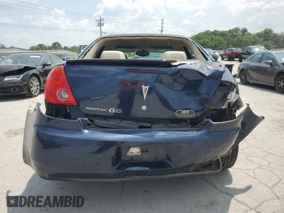 2008 Pontiac G6 1SV Value Leader z VIN 1G2ZF57B984174992, wystawiony jako Copart lot #59281995 z przebiegiem Nie podano mil oraz Szkoda całkowita • Salvage title. Historia ofert i sprzedaży dostępna na DreamBid. Obrazek 6.