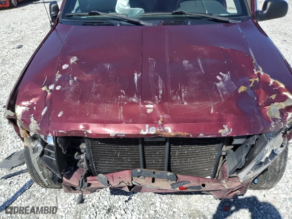2001 Jeep Grand Cherokee Laredo with VIN 1J4GW48S21C659976, listed as a Copart auction lot 49417965 with 227,644 mi miles and Salvage Title. Bid and sale history available at carsss.com. Image 12.