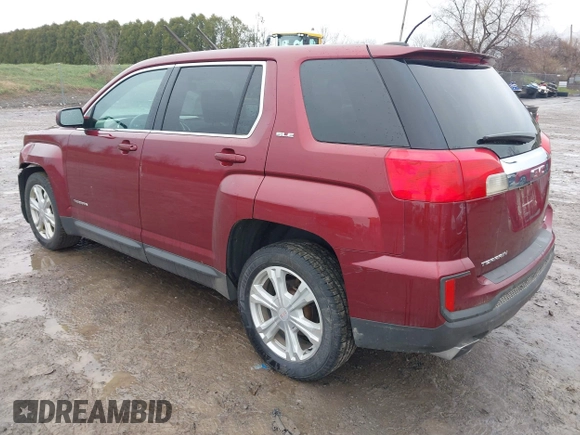 2017 GMC Terrain SLE with VIN 2GKFLSEK0H6190882, listed as a IAAI auction lot 42001517 with 141,592 mi miles. Bid and sale history available at carsss.com. Image 3.