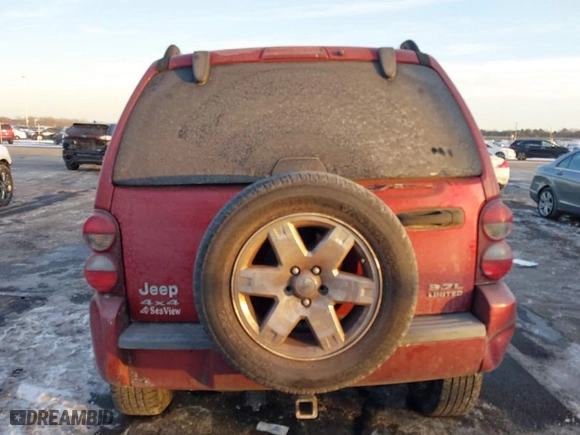 2006 Jeep Liberty Limited with VIN 1J4GL58K06W162249, listed as a IAAI auction lot 41404105 with 95,141 mi miles. Bid and sale history available at carsss.com. Image 16.