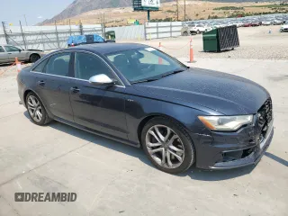2013 Audi S6 Prestige with VIN WAUF2AFC6DN128504, listed as a Copart auction lot 61459994 with 116,393 mi miles and Salvage Title. Bid and sale history available at carsss.com. Image 4.