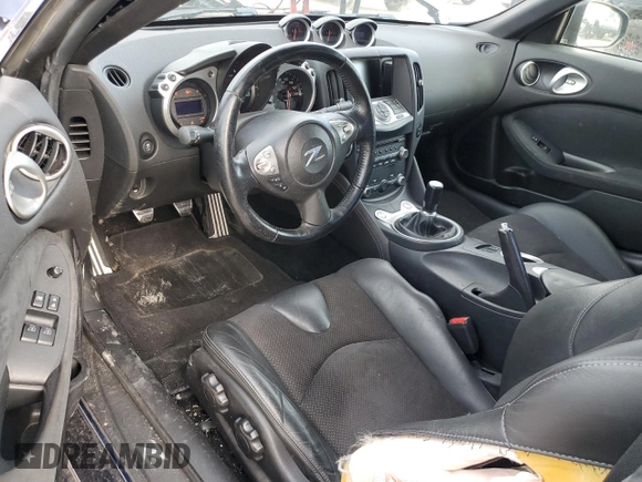 2013 Nissan 370Z with VIN JN1AZ4EH6DM880252, listed as a Copart auction lot 70528464 with 63,111 mi miles and Salvage Title. Bid and sale history available at carsss.com. Image 8.
