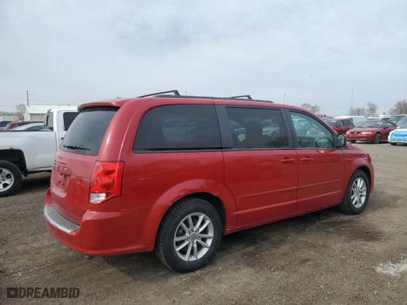 2013 Dodge Grand Caravan SXT with VIN 2C4RDGCG8DR561300, listed as a Copart auction lot 49911965 with 187,210 mi miles and Salvage Title. Bid and sale history available at carsss.com. Image 3.