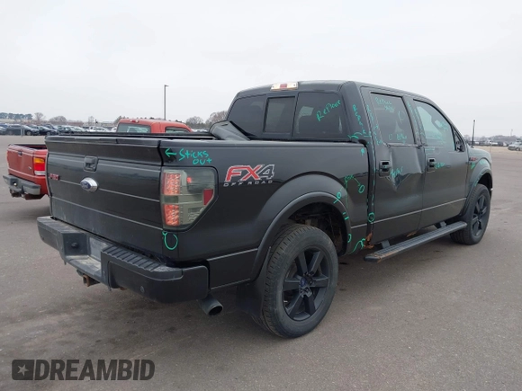 2013 Ford F-150 XL with VIN 1FTFW1ET2DFB98634, listed as a IAAI auction lot 42016749 with 158,056 mi miles. Bid and sale history available at carsss.com. Image 4.