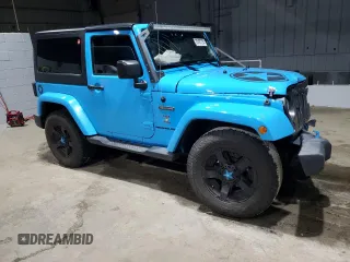 2017 Jeep Wrangler Willys Wheeler with VIN 1C4AJWAG3HL584372, listed as a Copart auction lot 85467294 with Not Provided miles and Salvage Title. Bid and sale history available at DreamBid. Image 4.