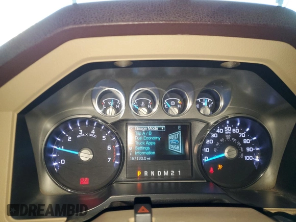 2011 Ford F-250 XL with VIN 1FT7W2A63BEC20668, listed as a Copart auction lot 43641435 with 157,120 mi miles and Salvage Title. Bid and sale history available at carsss.com. Image 9.