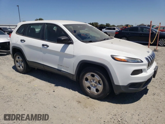 2016 Jeep Cherokee Sport z VIN 1C4PJMAB7GW269834, wystawiony jako Copart lot #63097645 z przebiegiem 30 703 mil mil oraz Szkoda całkowita • Salvage title. Historia ofert i sprzedaży dostępna na DreamBid. Obrazek 4.
