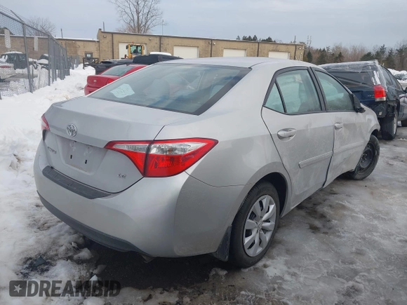 2016 Toyota Corolla L with VIN 2T1BURHE6GC643373, listed as a IAAI auction lot 41641399 with 85,088 mi miles and . Bid and sale history available at DreamBid. Image 4.