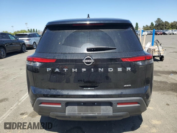2023 Nissan Pathfinder S z VIN 5N1DR3AC4PC261640, wystawiony jako Copart lot #56339595 z przebiegiem 39 626 mil mil oraz Nie do naprawy • Non repairable. Historia ofert i sprzedaży dostępna na DreamBid. Obrazek 6.