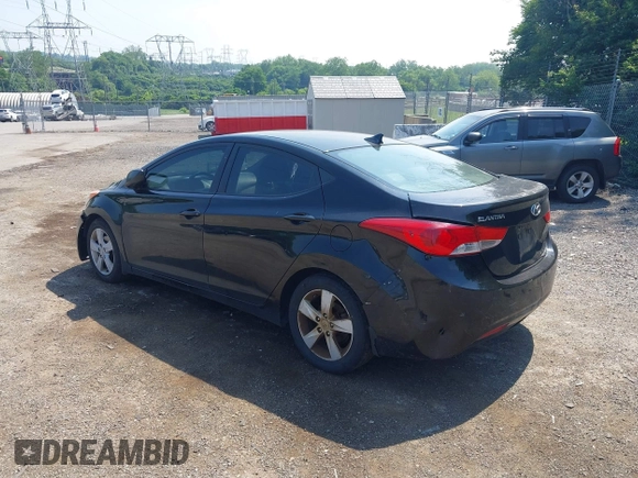 2013 Hyundai Elantra GLS with VIN KMHDH4AEXDU530711, listed as a IAAI auction lot 42499254 with 209,121 mi miles and . Bid and sale history available at DreamBid. Image 3.