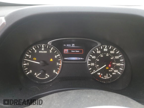 2016 Nissan Pathfinder SV with VIN 5N1AR2MM2GC615592, listed as a Copart auction lot 52010485 with 178,305 mi miles and Salvage Title. Bid and sale history available at carsss.com. Image 9.