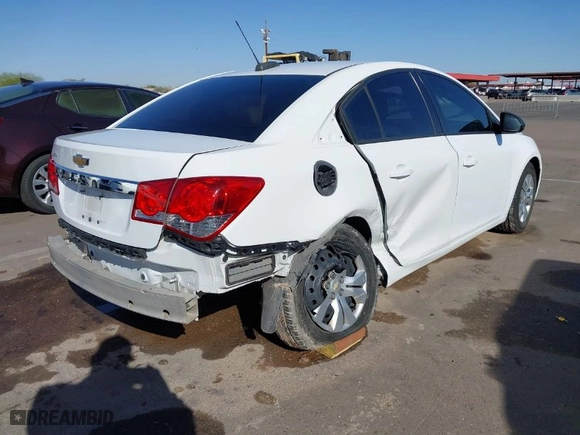 2016 Chevrolet Cruze Limited LS with VIN 1G1PC5SH5G7182665, listed as a IAAI auction lot 41761765 with 102,516 mi miles. Bid and sale history available at carsss.com. Image 4.