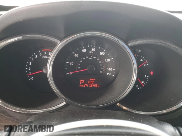 2012 Kia Sorento LX with VIN 5XYKT3A11CG204037, listed as a Copart auction lot 49631965 with 247,649 mi miles and Salvage Title. Bid and sale history available at DreamBid. Image 9.