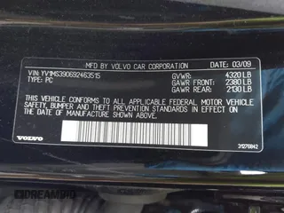 2009 Volvo S40 2.4L z VIN YV1MS390692463515, wystawiony jako IAAI lot #41977823 z przebiegiem 75 899 mil mil oraz . Historia ofert i sprzedaży dostępna na DreamBid. Obrazek 9.