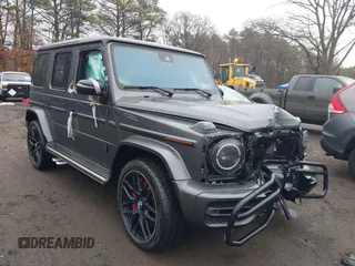 2019 Mercedes-Benz G 63 AMG with VIN WDCYC7HJXKX301279, listed as a IAAI auction lot 41427069 with 59,556 mi miles and . Bid and sale history available at DreamBid. Image 1.