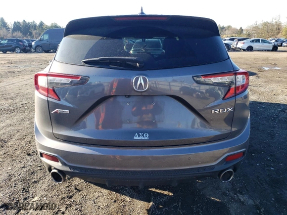 2019 Acura RDX w/A-Spec Pkg with VIN 5J8TC1H67KL006108, listed as a Copart auction lot 86778664 with 0 mi miles and Salvage Title. Bid and sale history available at carsss.com. Image 6.