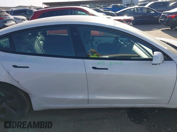 2023 Tesla Model 3 with VIN 5YJ3E1EAXPF436212, listed as a IAAI auction lot 41727400 with 81,011 mi miles and . Bid and sale history available at carsss.com. Image 13.