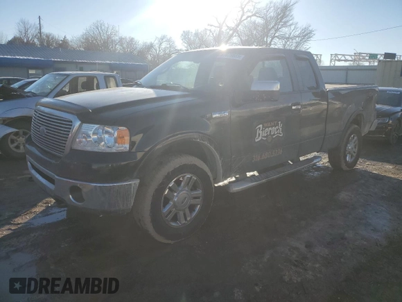 2007 Ford F-150 XLT with VIN 1FTPX14V67FB31687, listed as a Copart auction lot 89079885 with 112,159 mi miles and Salvage Title. Bid and sale history available at carsss.com. Image 1.