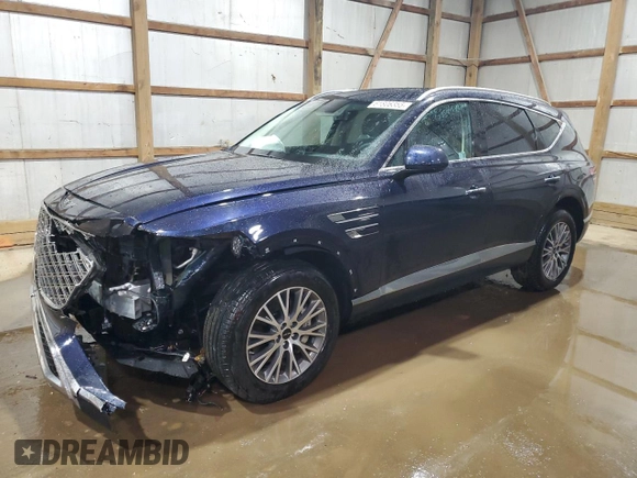 2025 Genesis GV80 Standard with VIN KMUHFESB1SU242026, listed as a Copart auction lot 61806355 with 12,125 mi miles and Clean title. Bid and sale history available at DreamBid. Image 1.