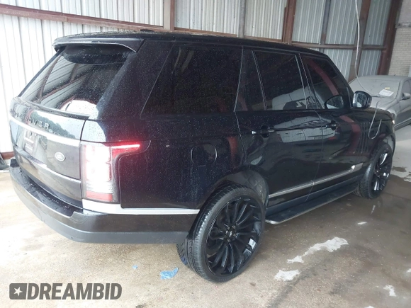 2014 Land Rover Range Rover HSE with VIN SALGS2WF0EA136283, listed as a IAAI auction lot 42161616 with 135,133 mi miles and . Bid and sale history available at DreamBid. Image 4.