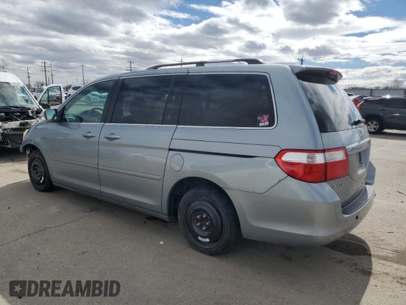 2006 Honda Odyssey EX-L with VIN 5FNRL38756B055801, listed as a Copart auction lot 50275585 with 194,499 mi miles and Salvage Title. Bid and sale history available at carsss.com. Image 2.