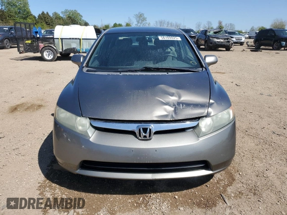 2006 Honda Civic LX z VIN 1HGFA16506L039485, wystawiony jako Copart lot #56109925 z przebiegiem 241 051 mil mil oraz Szkoda całkowita • Salvage title. Historia ofert i sprzedaży dostępna na DreamBid. Obrazek 5.
