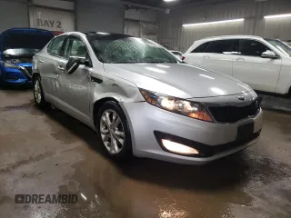 2013 Kia Optima EX with VIN 5XXGN4A70DG187683, listed as a Copart auction lot 45569855 with 128,236 mi miles and Salvage Title. Bid and sale history available at carsss.com. Image 4.