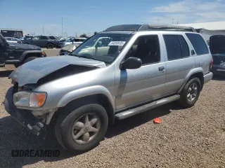 2002 Nissan Pathfinder LE with VIN JN8DR09Y82W707335, listed as a Copart auction lot 64859935 with 147,468 mi miles and Salvage title. Bid and sale history available at DreamBid. Image 1.