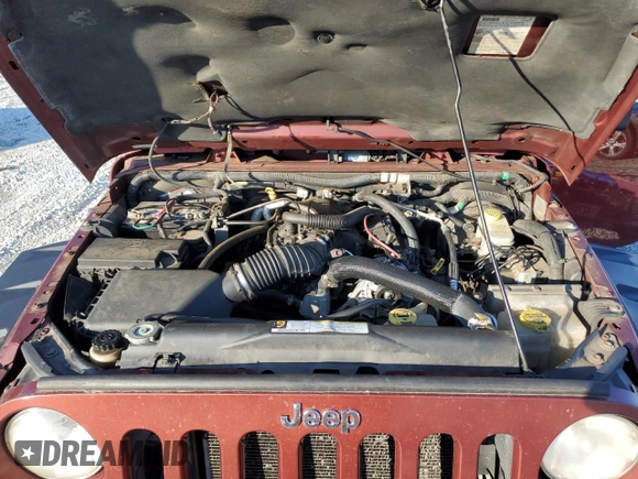 2007 Jeep Wrangler Unlimited X with VIN 1J4GB39177L124940, listed as a Copart auction lot 42505695 with 186,204 mi miles and Salvage title. Bid and sale history available at DreamBid. Image 12.
