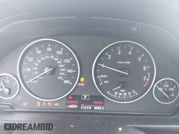2014 BMW 4 Series 428i xDrive with VIN WBA3N5C52EF716998, listed as a IAAI auction lot 42548467 with 212,418 mi miles and . Bid and sale history available at DreamBid. Image 7.